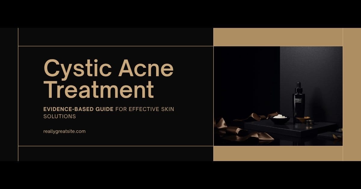 Cystic Acne Treatment - dark editorial featured image