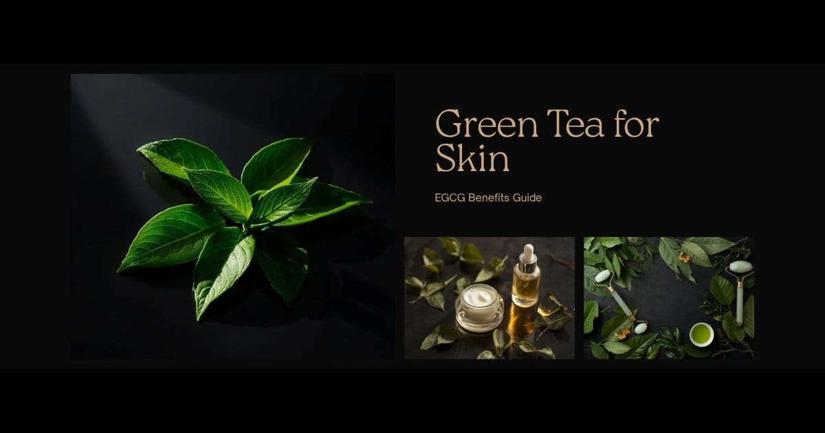 Green Tea for Skin - dark editorial featured image