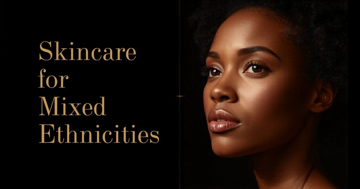 Diverse individuals applying skincare in a bright bathroom.