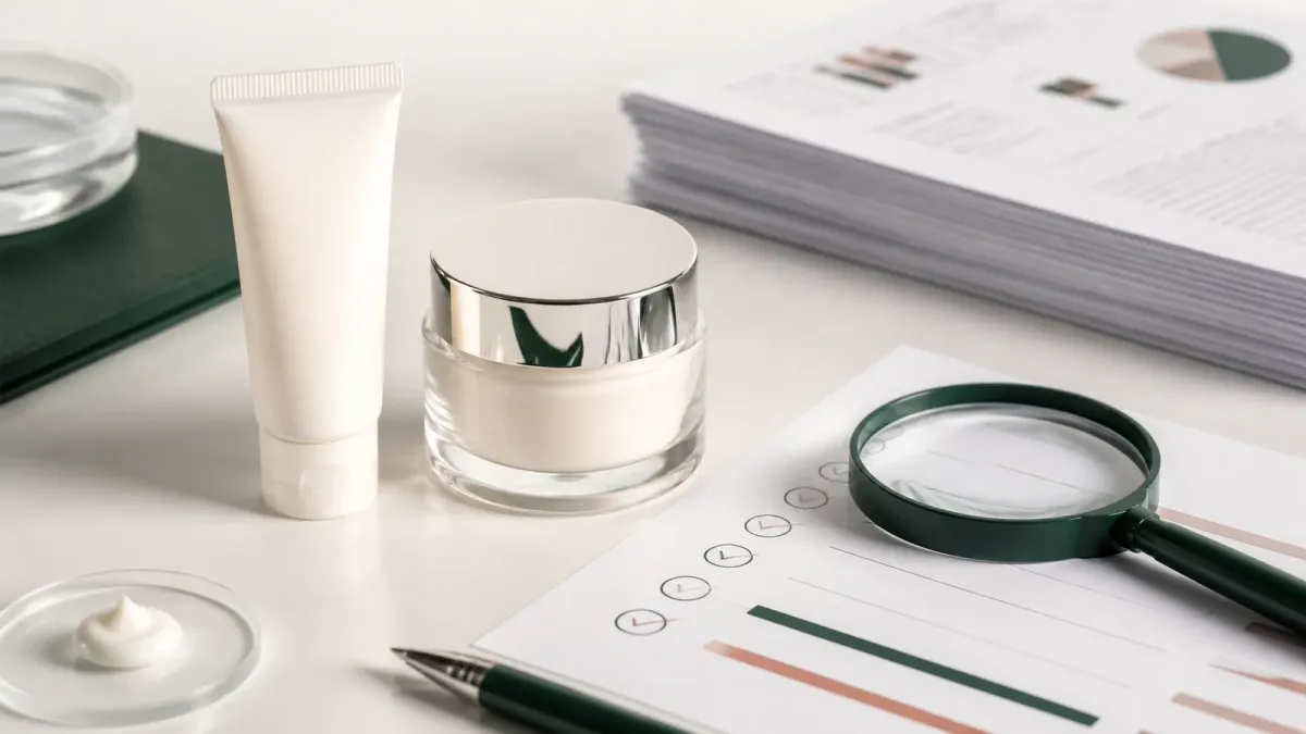 Evidence-based comparison of a simple moisturizer and a luxury skincare jar without brand bias